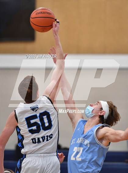 Thumbnail 1 in St. Andrew's vs Round Rock HomeSchool (St. Dominic Savio Tournament) photogallery.