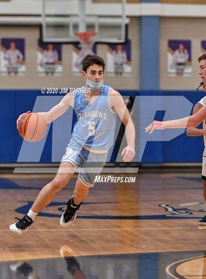 Thumbnail 3 in St. Andrew's vs Round Rock HomeSchool (St. Dominic Savio Tournament) photogallery.