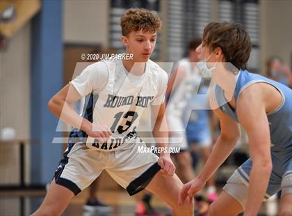 Thumbnail 2 in St. Andrew's vs Round Rock HomeSchool (St. Dominic Savio Tournament) photogallery.