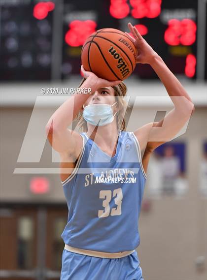 Thumbnail 1 in St. Andrew's vs Round Rock HomeSchool (St. Dominic Savio Tournament) photogallery.