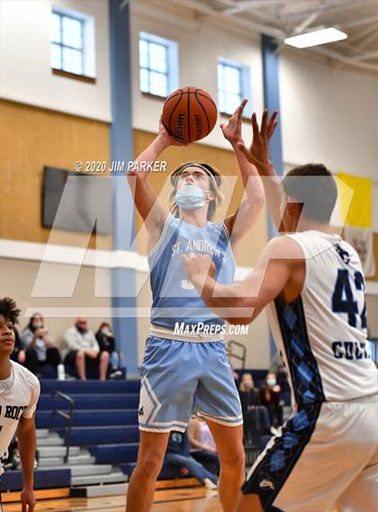 Thumbnail 2 in St. Andrew's vs Round Rock HomeSchool (St. Dominic Savio Tournament) photogallery.