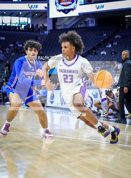 Thumbnail 2 in Christian Brothers vs. Sacramento (CIF SJS D-3 Final) photogallery.