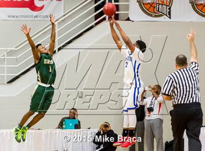 Thumbnail 2 in Kinston vs. Trenton Catholic Academy (Spalding HoopHall Classic) photogallery.