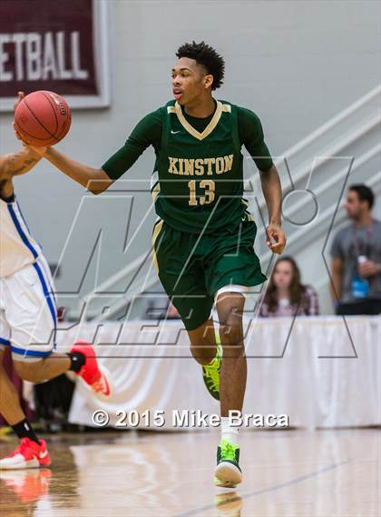 Thumbnail 2 in Kinston vs. Trenton Catholic Academy (Spalding HoopHall Classic) photogallery.
