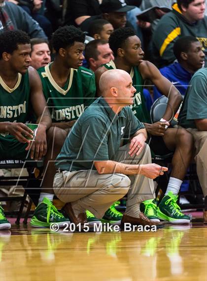 Thumbnail 3 in Kinston vs. Trenton Catholic Academy (Spalding HoopHall Classic) photogallery.