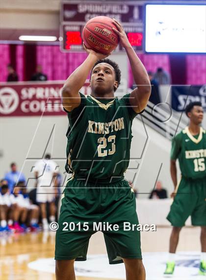 Thumbnail 3 in Kinston vs. Trenton Catholic Academy (Spalding HoopHall Classic) photogallery.