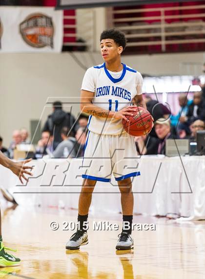 Thumbnail 2 in Kinston vs. Trenton Catholic Academy (Spalding HoopHall Classic) photogallery.