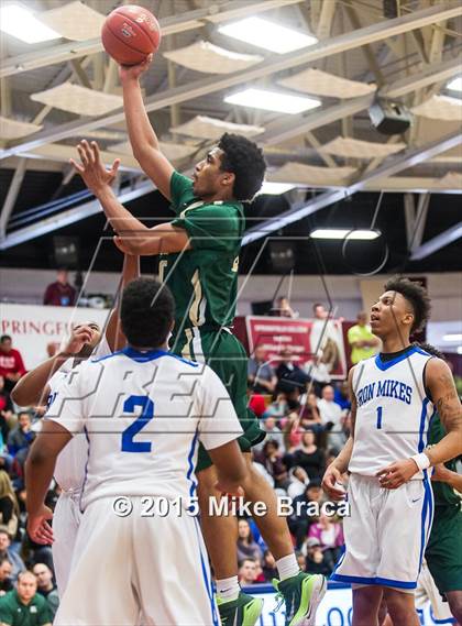Thumbnail 1 in Kinston vs. Trenton Catholic Academy (Spalding HoopHall Classic) photogallery.