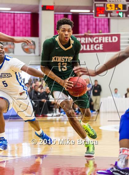 Thumbnail 3 in Kinston vs. Trenton Catholic Academy (Spalding HoopHall Classic) photogallery.