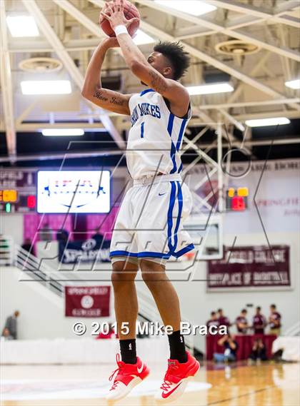Thumbnail 1 in Kinston vs. Trenton Catholic Academy (Spalding HoopHall Classic) photogallery.