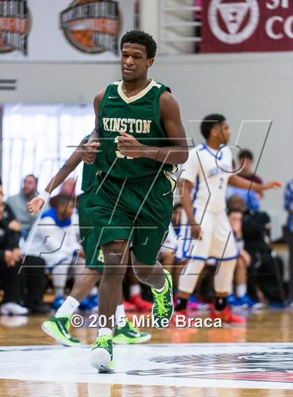 Thumbnail 3 in Kinston vs. Trenton Catholic Academy (Spalding HoopHall Classic) photogallery.