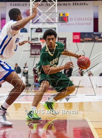 Thumbnail 3 in Kinston vs. Trenton Catholic Academy (Spalding HoopHall Classic) photogallery.