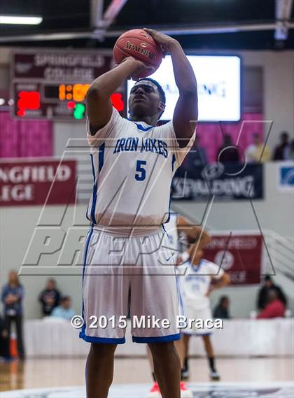 Thumbnail 1 in Kinston vs. Trenton Catholic Academy (Spalding HoopHall Classic) photogallery.