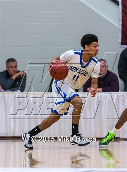 Thumbnail 2 in Kinston vs. Trenton Catholic Academy (Spalding HoopHall Classic) photogallery.