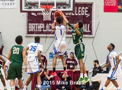 Thumbnail 3 in Kinston vs. Trenton Catholic Academy (Spalding HoopHall Classic) photogallery.
