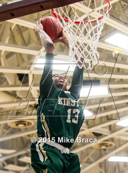 Thumbnail 1 in Kinston vs. Trenton Catholic Academy (Spalding HoopHall Classic) photogallery.