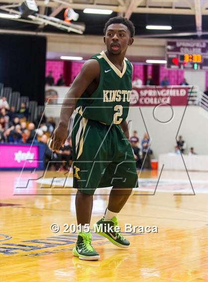 Thumbnail 1 in Kinston vs. Trenton Catholic Academy (Spalding HoopHall Classic) photogallery.