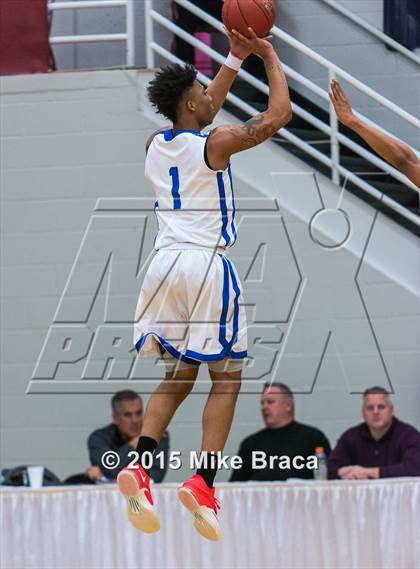 Thumbnail 3 in Kinston vs. Trenton Catholic Academy (Spalding HoopHall Classic) photogallery.