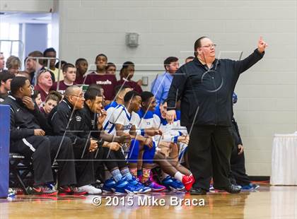 Thumbnail 1 in Kinston vs. Trenton Catholic Academy (Spalding HoopHall Classic) photogallery.