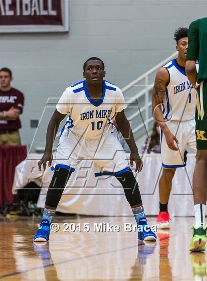 Thumbnail 3 in Kinston vs. Trenton Catholic Academy (Spalding HoopHall Classic) photogallery.