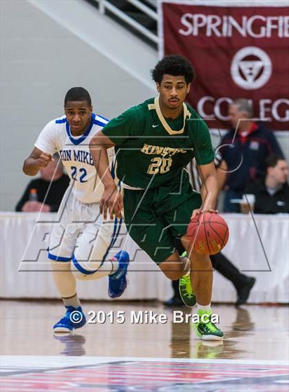 Thumbnail 3 in Kinston vs. Trenton Catholic Academy (Spalding HoopHall Classic) photogallery.