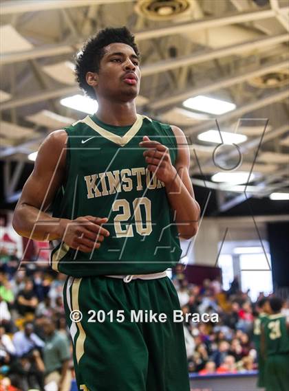 Thumbnail 3 in Kinston vs. Trenton Catholic Academy (Spalding HoopHall Classic) photogallery.