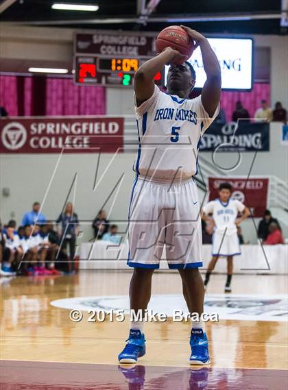 Thumbnail 2 in Kinston vs. Trenton Catholic Academy (Spalding HoopHall Classic) photogallery.