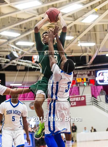Thumbnail 1 in Kinston vs. Trenton Catholic Academy (Spalding HoopHall Classic) photogallery.