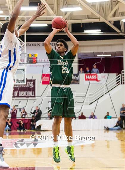 Thumbnail 2 in Kinston vs. Trenton Catholic Academy (Spalding HoopHall Classic) photogallery.