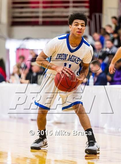 Thumbnail 1 in Kinston vs. Trenton Catholic Academy (Spalding HoopHall Classic) photogallery.