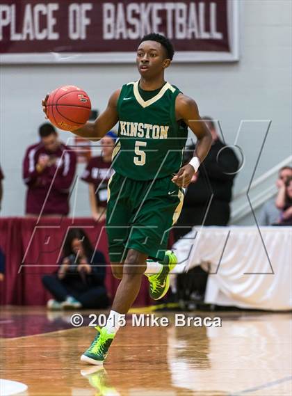 Thumbnail 2 in Kinston vs. Trenton Catholic Academy (Spalding HoopHall Classic) photogallery.