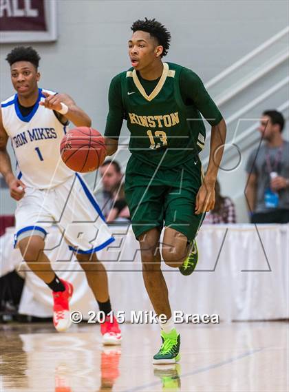 Thumbnail 1 in Kinston vs. Trenton Catholic Academy (Spalding HoopHall Classic) photogallery.