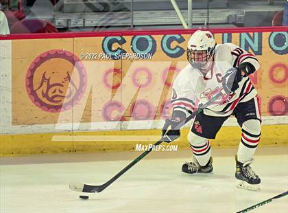 Thumbnail 3 in Denver East vs. Ralston Valley (CHSAA 5A State Semifinal Game) photogallery.