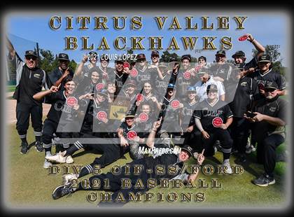Thumbnail 1 in Cajon vs. Citrus Valley (CIF SS DIV 5 Championship) photogallery.