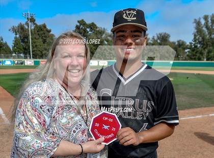 Thumbnail 3 in Cajon vs. Citrus Valley (CIF SS DIV 5 Championship) photogallery.