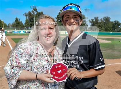 Thumbnail 1 in Cajon vs. Citrus Valley (CIF SS DIV 5 Championship) photogallery.