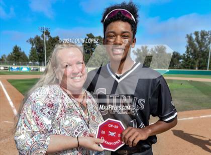 Thumbnail 3 in Cajon vs. Citrus Valley (CIF SS DIV 5 Championship) photogallery.