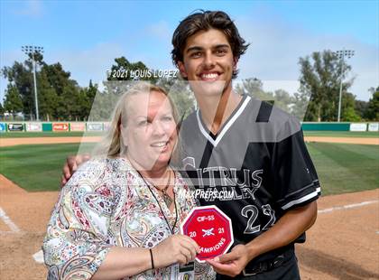 Thumbnail 1 in Cajon vs. Citrus Valley (CIF SS DIV 5 Championship) photogallery.