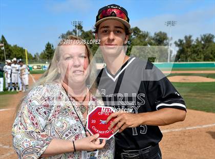 Thumbnail 3 in Cajon vs. Citrus Valley (CIF SS DIV 5 Championship) photogallery.