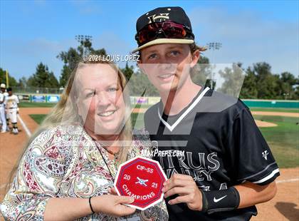 Thumbnail 2 in Cajon vs. Citrus Valley (CIF SS DIV 5 Championship) photogallery.