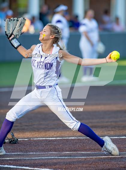 Thumbnail 3 in Mount Vernon @ Hughes Springs (UIL 3A Region II Final Game 1) photogallery.