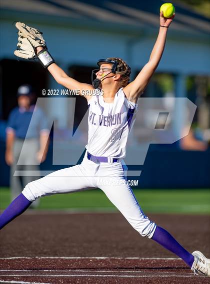 Thumbnail 3 in Mount Vernon @ Hughes Springs (UIL 3A Region II Final Game 1) photogallery.
