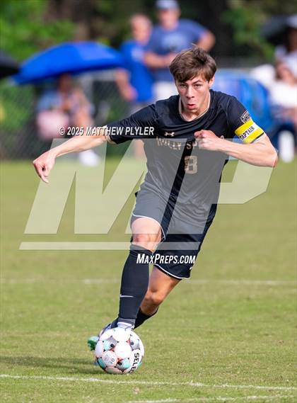Thumbnail 3 in Holly Springs vs. Charlotte Catholic (NCSCA Kickoff Classic) photogallery.
