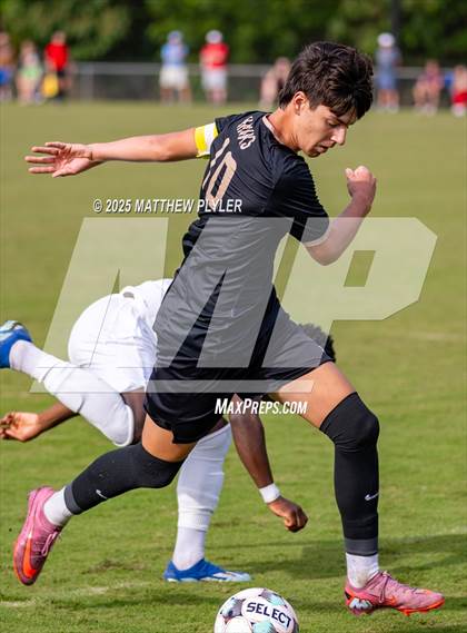 Thumbnail 1 in Holly Springs vs. Charlotte Catholic (NCSCA Kickoff Classic) photogallery.
