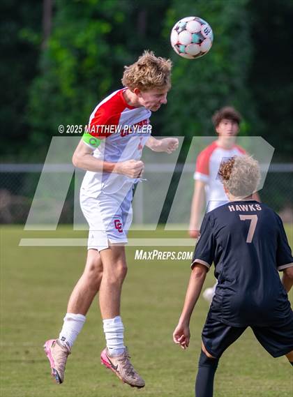 Thumbnail 2 in Holly Springs vs. Charlotte Catholic (NCSCA Kickoff Classic) photogallery.