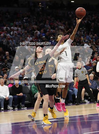Thumbnail 3 in Clovis West vs. Archbishop Mitty (CIF State Open Division Final) photogallery.