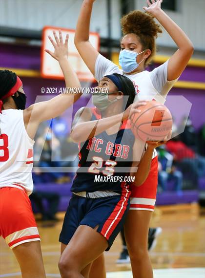 Thumbnail 1 in NC GBB Academy vs  Carolina Prep Academy (Capital City New Years Showcase) photogallery.