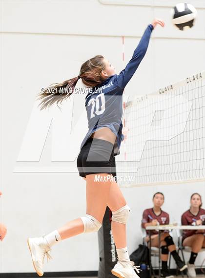 Thumbnail 3 in Crescenta Valley vs. Palm Desert (Queen's Court Tournament) photogallery.