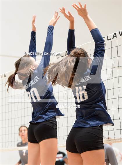 Thumbnail 2 in Crescenta Valley vs. Palm Desert (Queen's Court Tournament) photogallery.