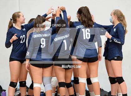 Thumbnail 3 in Crescenta Valley vs. Palm Desert (Queen's Court Tournament) photogallery.